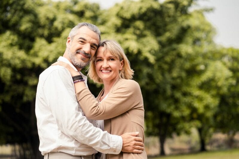 Perfect Couple Smile after Dental Implants in Princeton, NJ